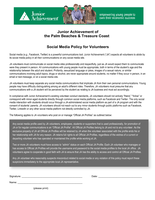 Social Media Policy- Adults cover