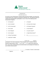 Classroom Verification Form cover