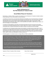 Social Media Policy-Minors cover
