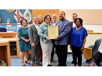 Read the Palm Beach County Honors Junior Achievement with Proclamation, Declaring April 