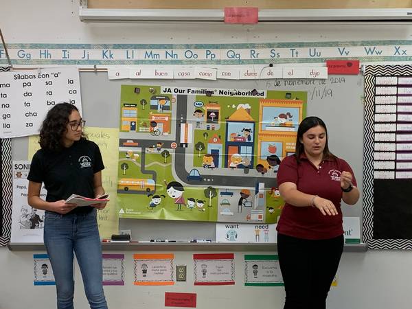 Lake Worth High School Heroes teaching at Palm Springs