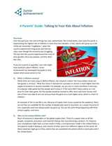 A Parents’ Guide: Talking to Your Kids About Inflation