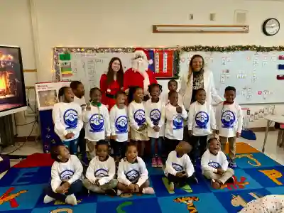 As part of a cherished annual tradition, the high school students spread joy by reading stories and engaging in holiday crafts in each classroom at the elementary school.