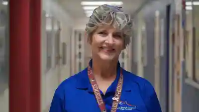 Karen Kummerlen, the lead teacher of the Global Business and Entrepreneurship Magnet Program at Palm Beach Gardens High School